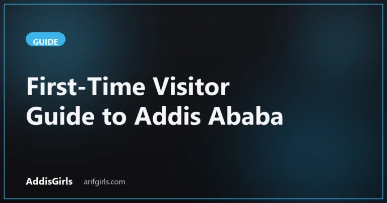 First-time visitor guide to Addis Ababa cover image