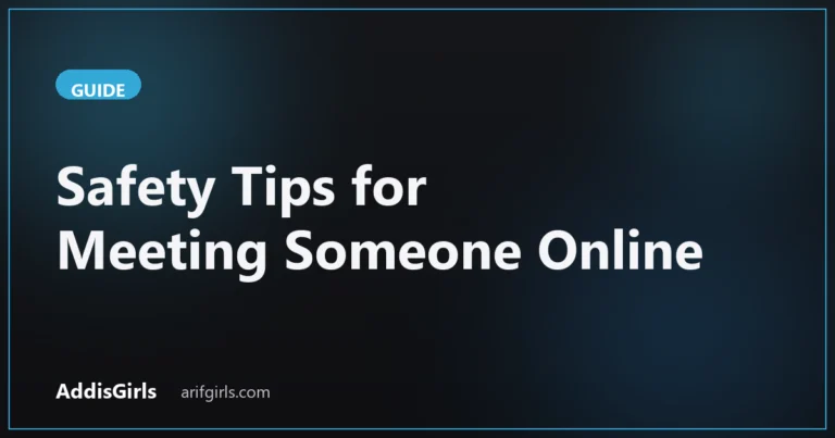 Safety tips for meeting someone online cover image